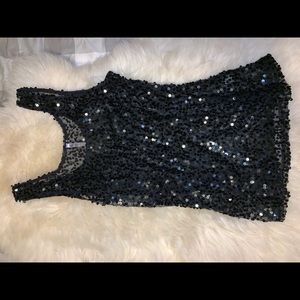 Cute and sexy sequins tank top